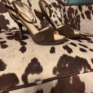 Brown Suede Prada heels